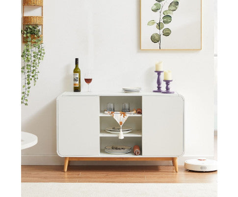  Sideboard Buffet Table-White