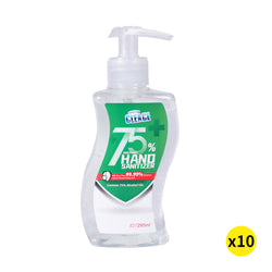 Cleace 10x Hand Sanitiser Sanitizer Instant Gel Wash 75% Alcohol 295ML