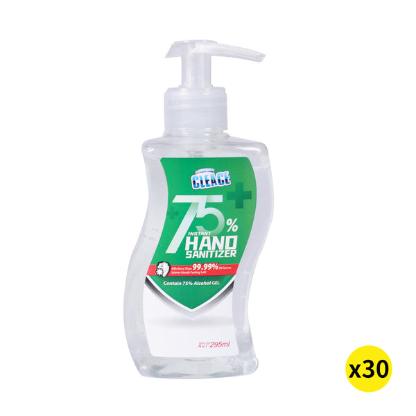  Cleace 30x Hand Sanitiser Sanitizer Instant Gel Wash 75% Alcohol 295ML