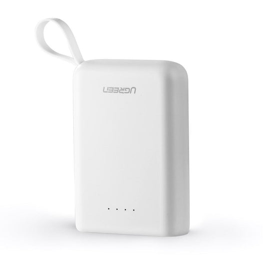 10000mAh Mini Power Bank Dual USB-A + Type C