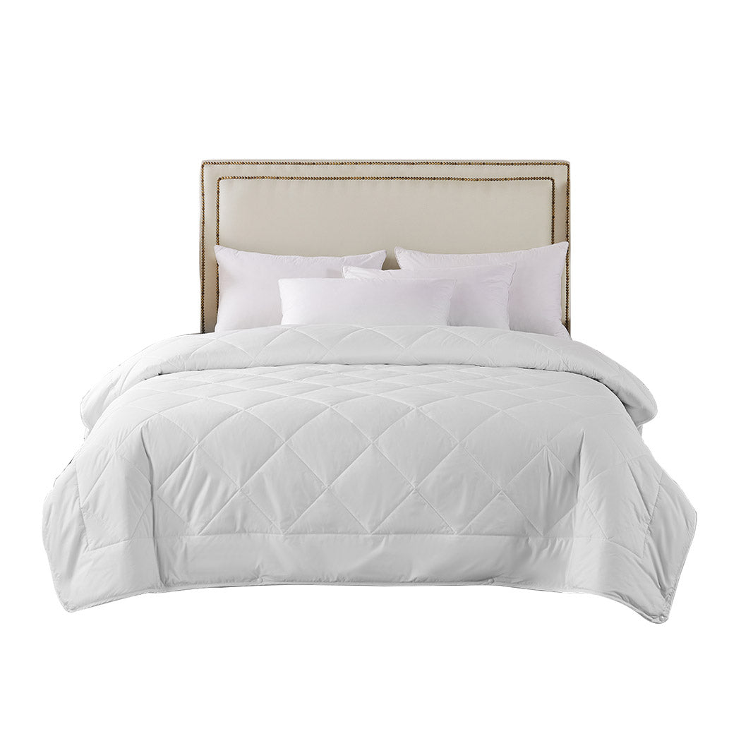 100% Wool Quilt 2-Piece 400/600GSM Doona Duvet Down Winter Summer Single