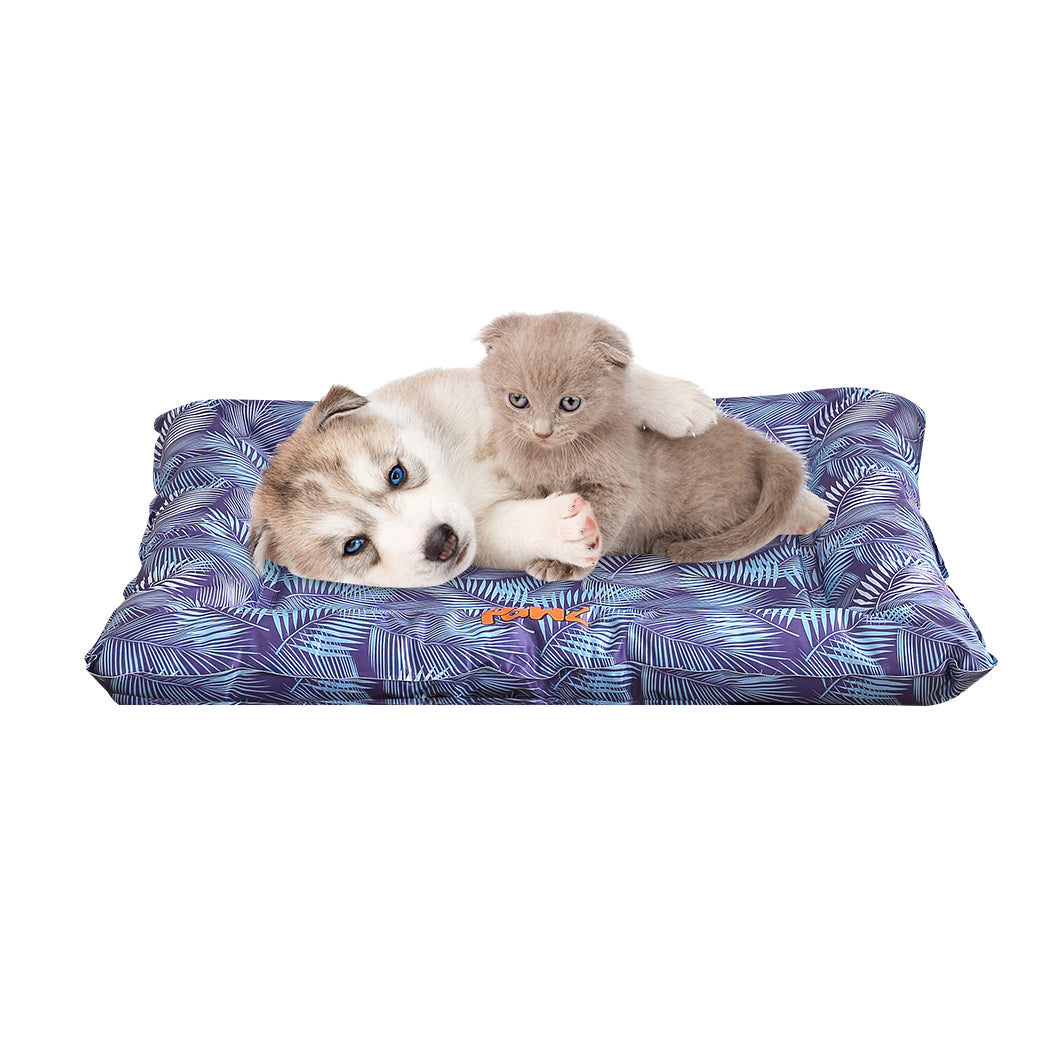 Anti-bug Dog Cooling Bed-76x65 cm-Pine Pattern Extra Large