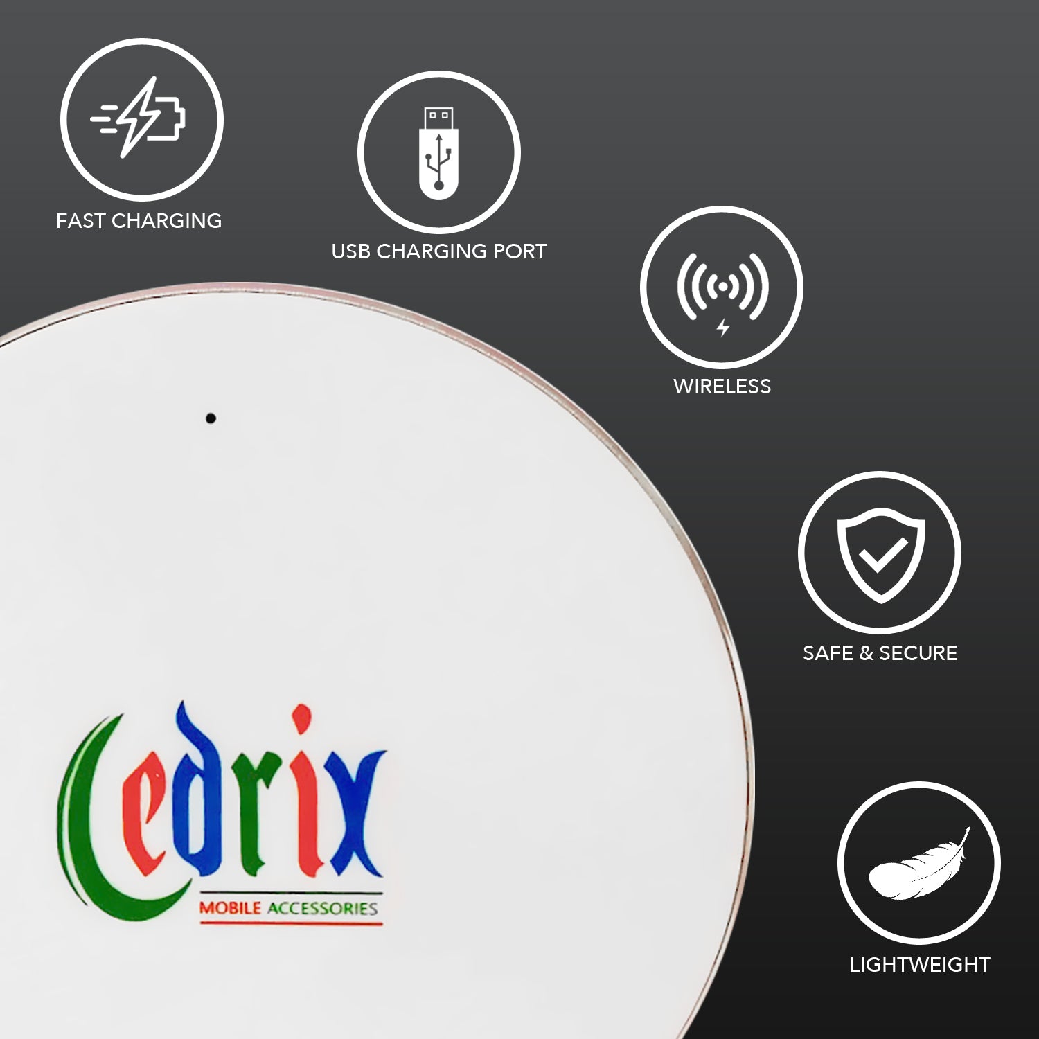 Fast USB Wireless Mobile Phone Charging Pad
