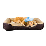 Pet Bed Mattress Dog Cat Pad Mat Cushion Soft Winter Warm 2X Large Brown