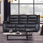 3+2 Seater Recliner Sofa In Leather Lounge Couch In Brown