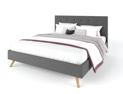 Fabric frame charcoal double