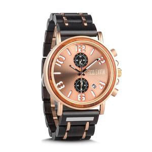 light coloured Ovo X wood watch
