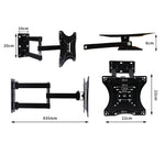 Full Motion TV Wall Mount Articulating 24 32 37 39 40 Inch LED LCD Flat Screen