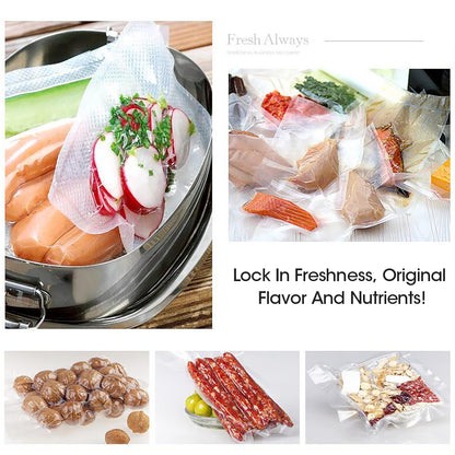 6x Vacuum Food Sealer Bag Bags Foodsaver Storage Saver Seal Commercial Heat Roll