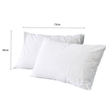 Pillow Protector Pillowcase Cases Cover Terry Cotton Soft Standard x2