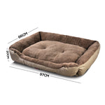Pet Bed Mattress Dog Cat Pad Mat Cushion Soft Winter Warm X Large Cream