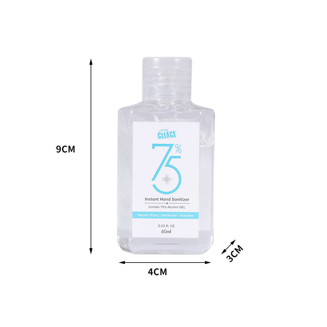 6x Hand Sanitiser Sanitizer Instant Gel 60ML