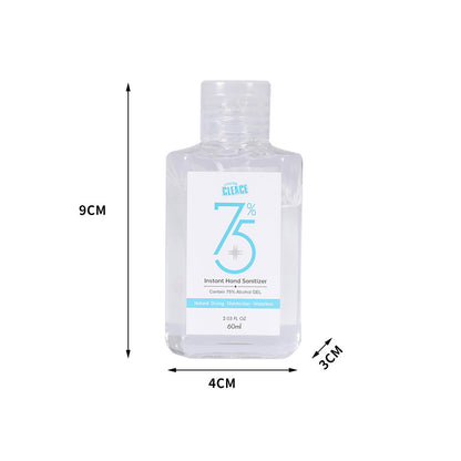 6x Hand Sanitiser Sanitizer Instant Gel 60ML