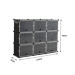 Cube Cabinet Shoe Storage Cabinet Organiser Shelf Stackable DIY 6 Tier 3 Column