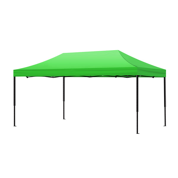  Mountview Gazebo Tent 3x6 Outdoor Marquee Gazebos Camping Canopy Wedding Green