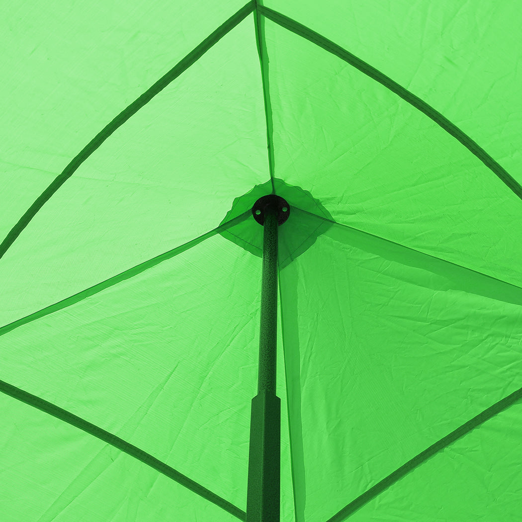 Mountview Gazebo Tent 3x3 Outdoor Marquee Gazebos Camping Canopy Wedding Green