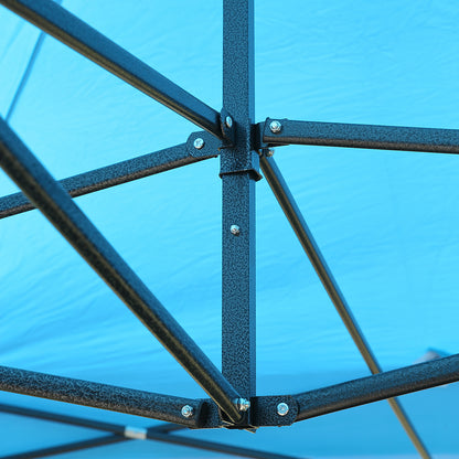 Mountview Gazebo Tent 3x6 Outdoor Marquee Gazebos Camping Canopy Wedding Blue