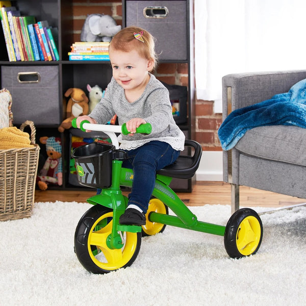  John Deere Green Steel Tricycle Ride On Toy 46790