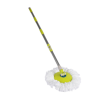 Spin Mop Bucket Set 360° Spinning Stainless Steel Rotating Wet Dry Microfiber AU