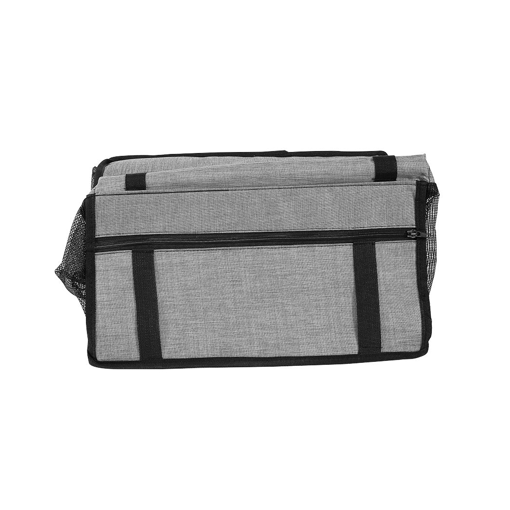 PaWz Pet Car Booster Seat Puppy Cat Dog Auto Carrier Travel Protector Grey