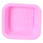 Soap Moulds Silicone 3D Shaped Mold DIY Handmade Tools Square 25Pcs