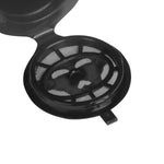 10x Refillable Reusable Coffee Filter Capsules Pods Pod for Nespresso Machine Black