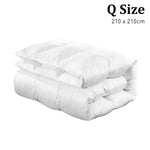 500GSM Duck Down Feather Quilt Comforter Doona - Queen/King/Super King