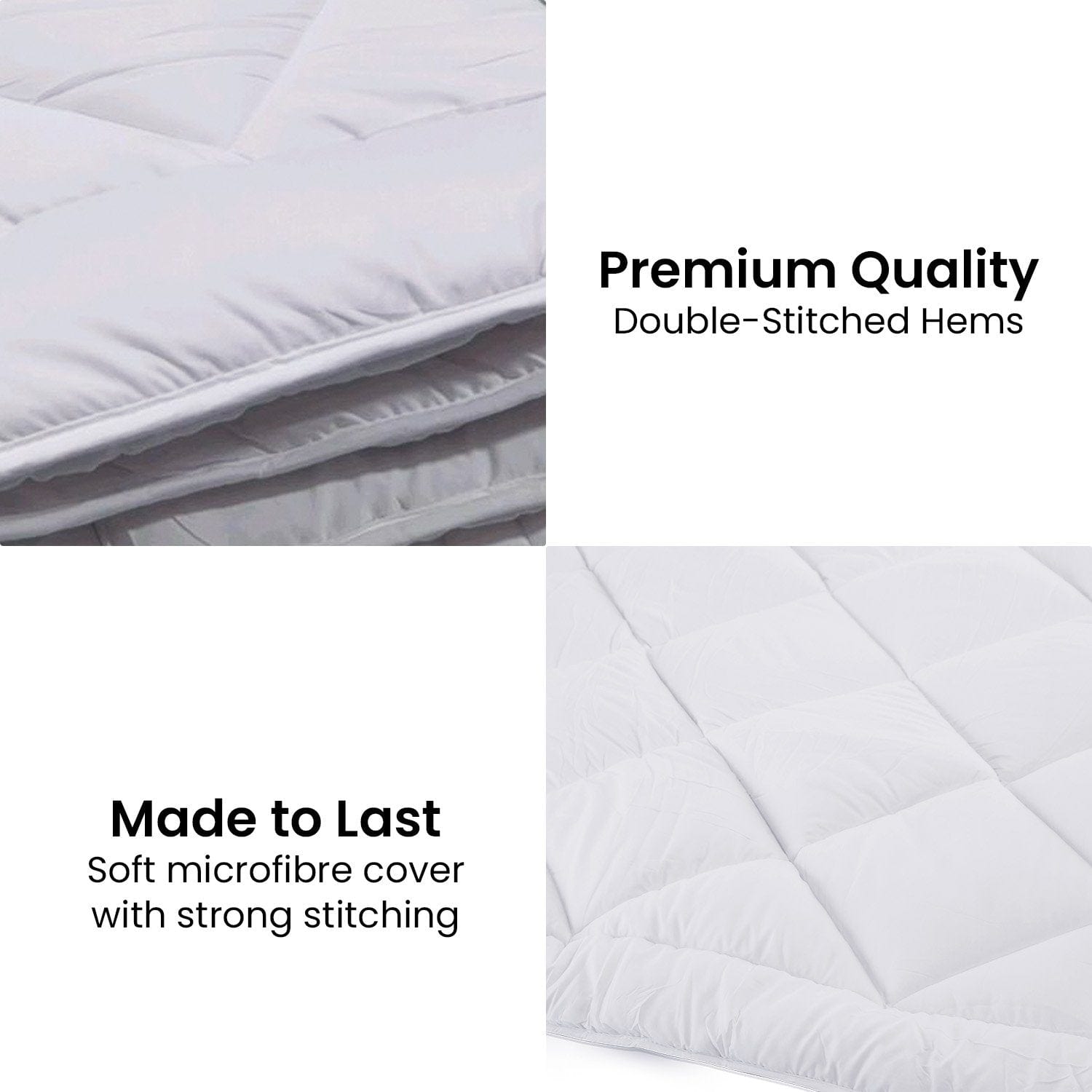 500GSM Microfibre Bamboo Quilt Comforter Doona - Queen