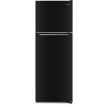 Chiq 348l top mount fridge (black)
