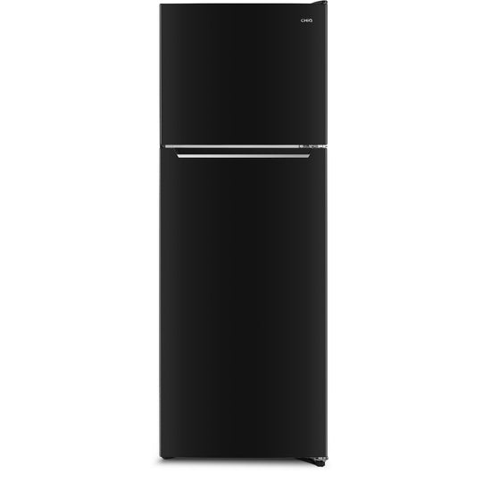  Chiq 348l top mount fridge (black)
