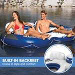 River Run II Inflatable Water Tube with Ice Cooler