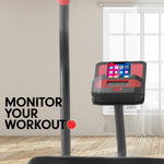 Air Resistance Fan Exercise Bike for Cardio - Red