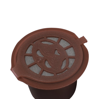 10x Refillable Reusable Coffee Filter Capsules Pods Pod for Nespresso Machine Grey