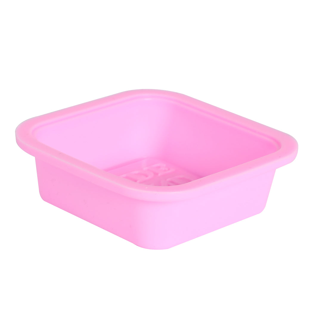 Soap Moulds Silicone 3D Shaped Mold DIY Handmade Tools Square 25Pcs