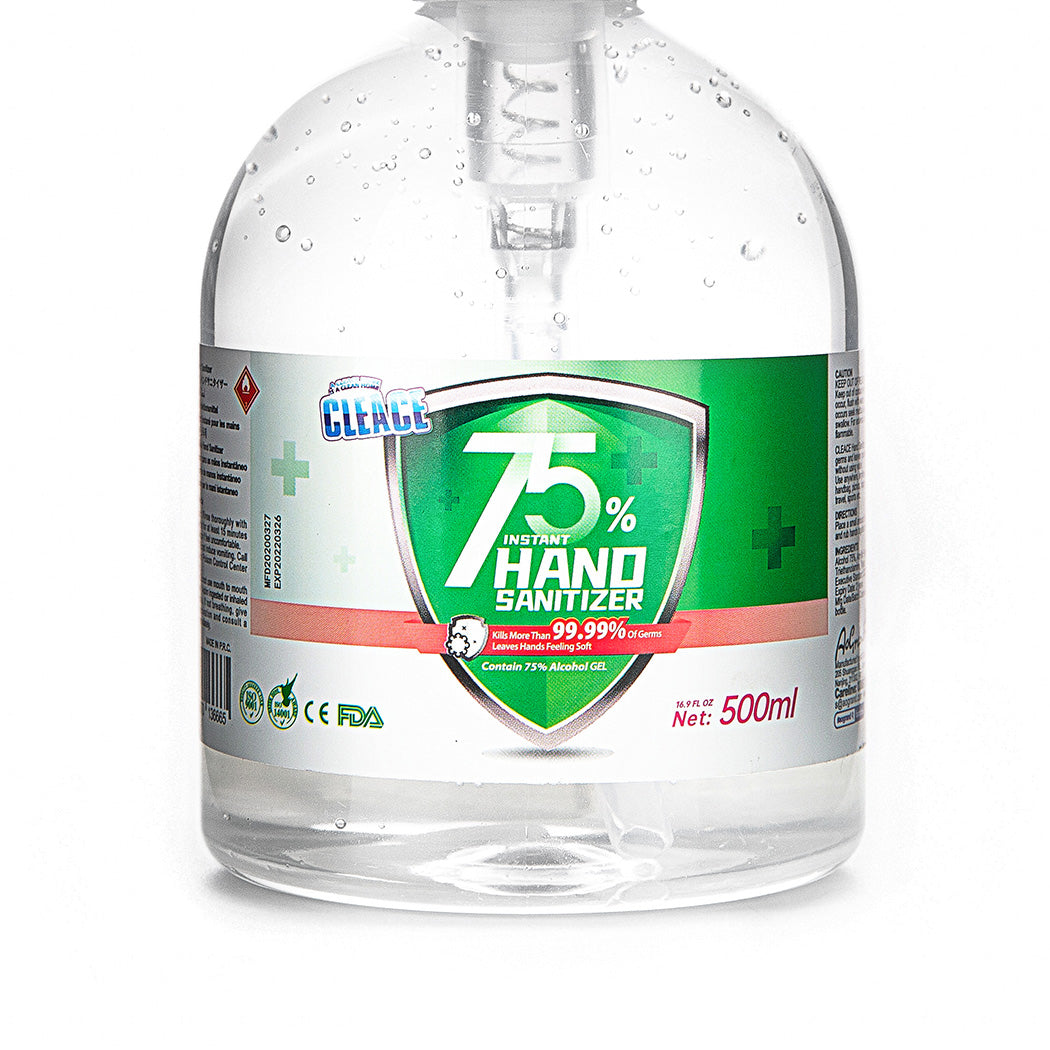 6x Hand Sanitiser 500ML Instant Gel