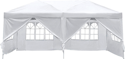 3x6m Gazebo Outdoor Marquee Tent Canopy White