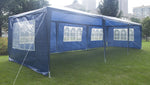 3x9m Wedding Outdoor Gazebo Marquee Tent Canopy Blue