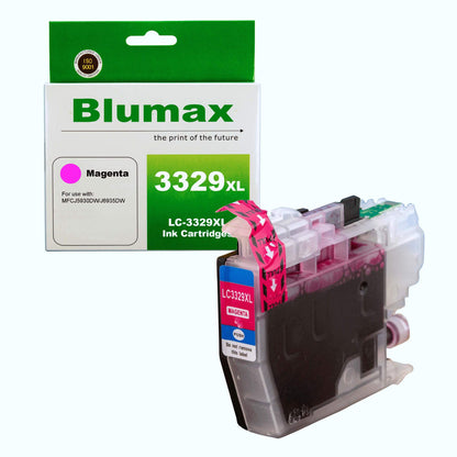4 Pack Blumax Alternative Ink Cartridges for Brother LC-3329XL
