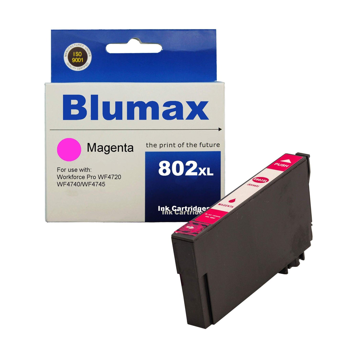 4 Pack Blumax Alternative for Epson 802XL Ink Cartridges
