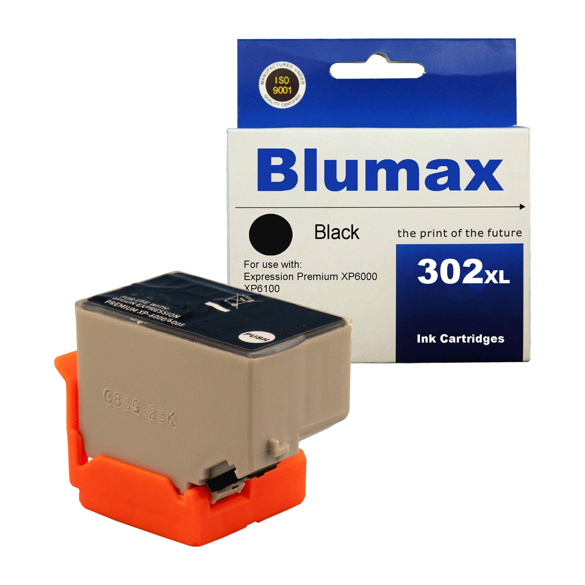5 Pack Blumax Alternative Ink Cartridges for Epson 302XL
