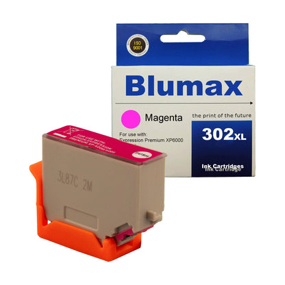 5 Pack Blumax Alternative Ink Cartridges for Epson 302XL
