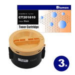 3x Blumax Alternative for Fuji Xerox CT201610 (M205B) black toner cartridges