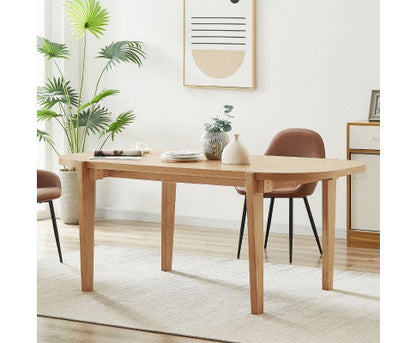 6 Seater Farmhouse Dining Table-Oak