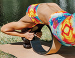 Yoga Pilates Wheel Cork Circle Prop Back Chest Hips