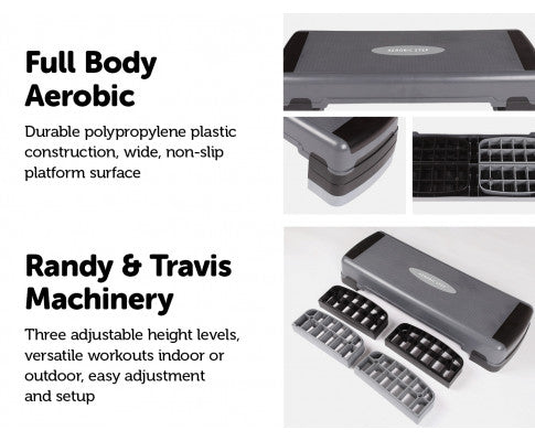 Adjustable Aerobic Step Gym Exercise Fitness Workout - Melbourne Home & Living