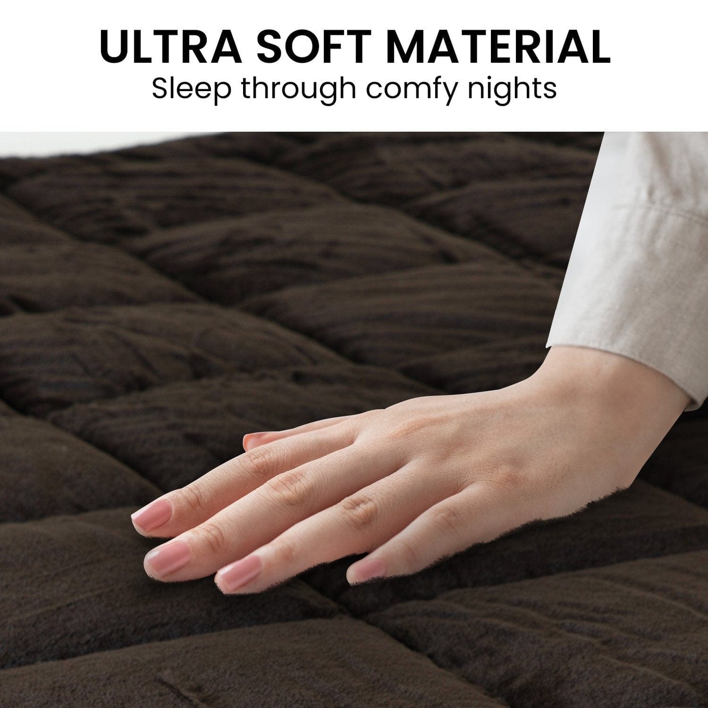 600GSM Faux Mink Comforter Quilt Duvet Doona - Queen
