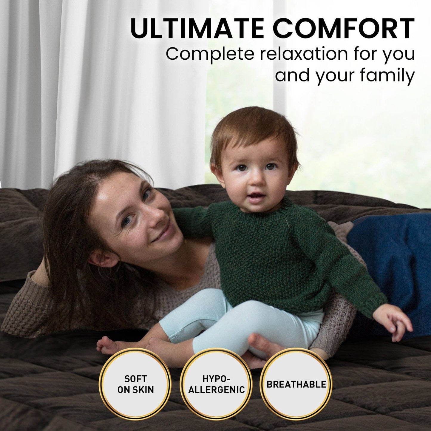 600GSM Faux Mink Comforter Quilt Duvet Doona - Queen