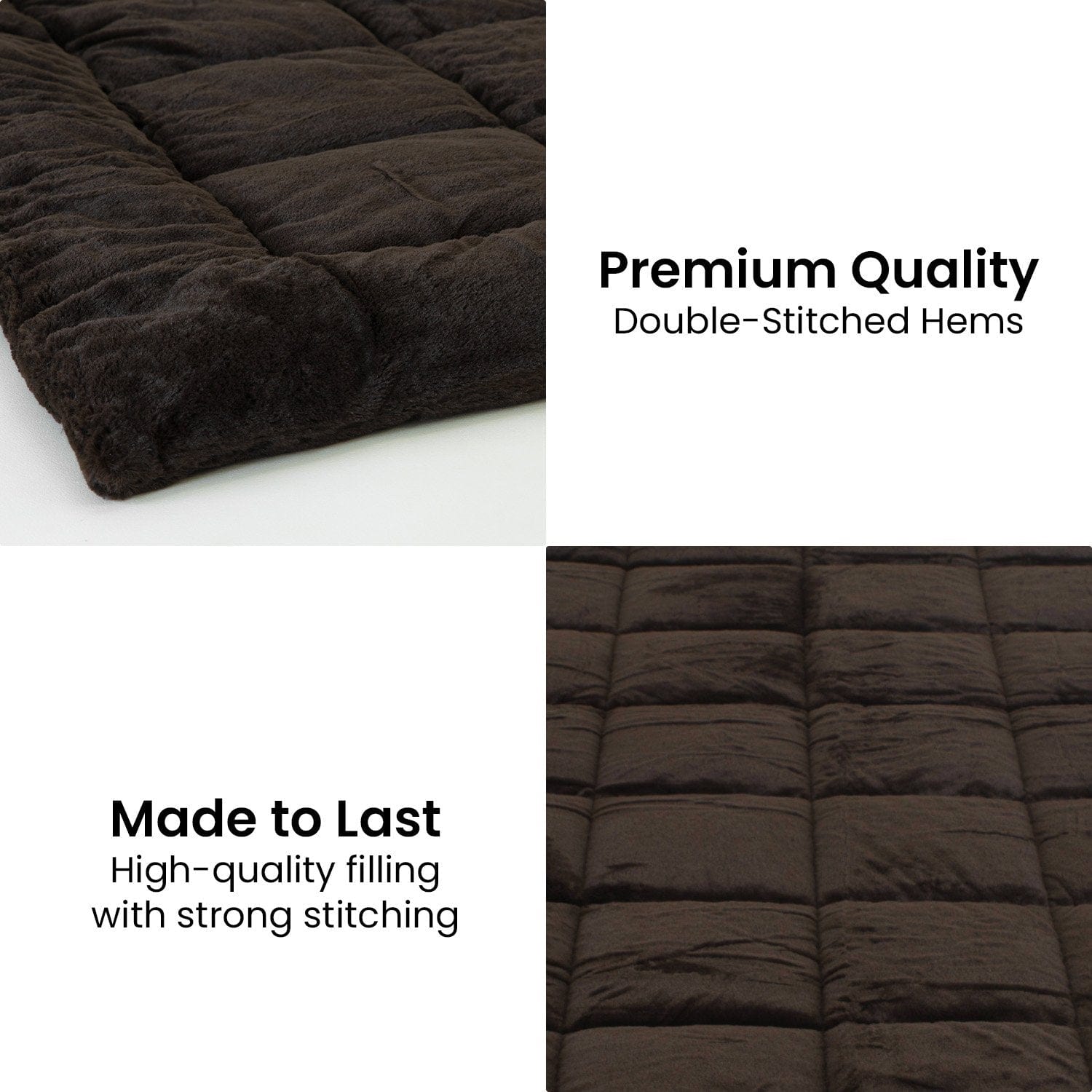 600GSM Faux Mink Comforter Quilt Duvet Doona - Queen