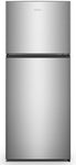 Hisense 424l top mount fridge (s/less steel)