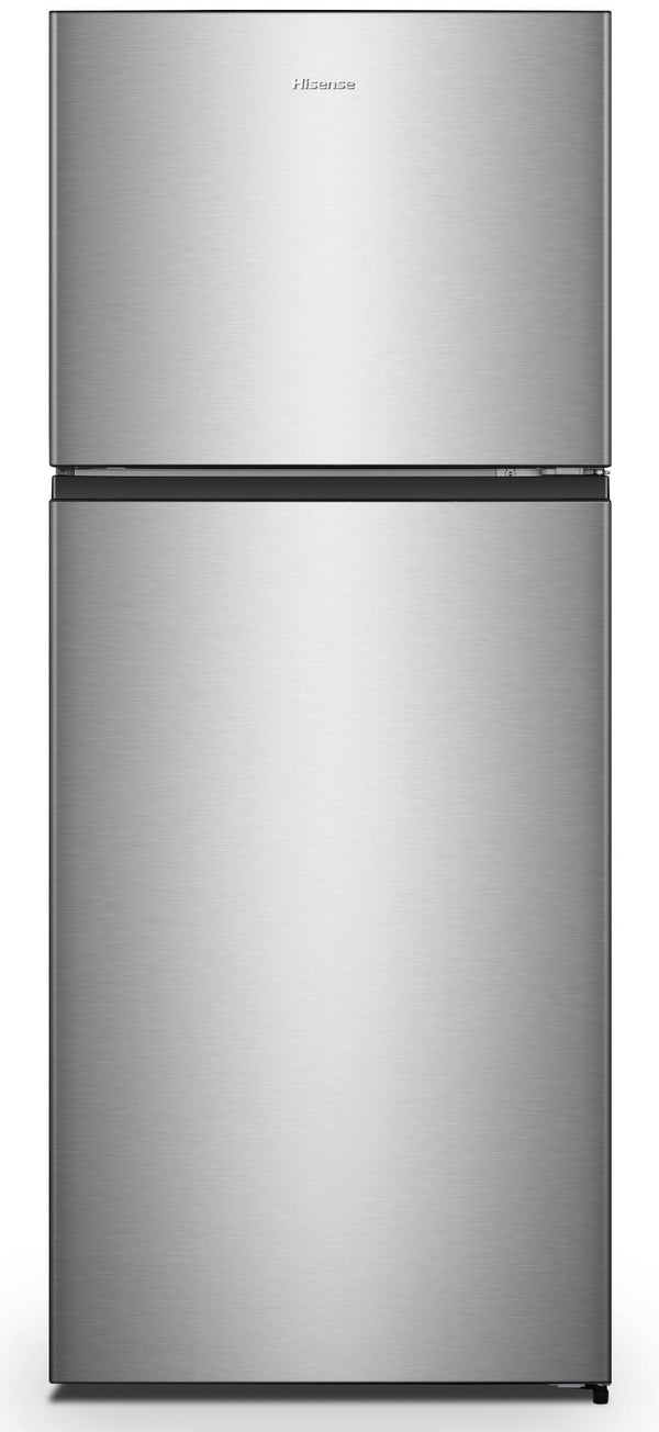 Hisense 424l top mount fridge (s/less steel)